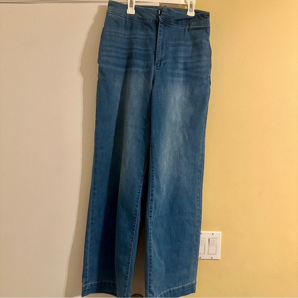 Oat New York Wide Leg High-Rise Jeans NWT Women 6/28 - Picture 7 of 16